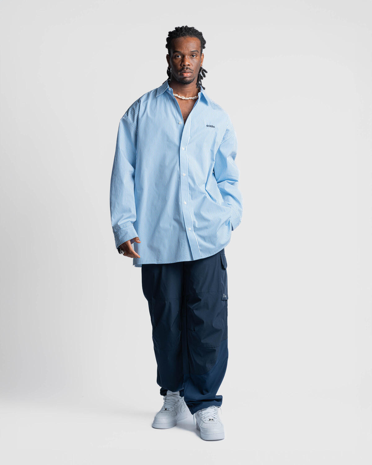 032c ''OFFICE'' OVERSIZED SHIRT | F24-URW-1304-350 | AFEW STORE